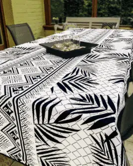 nappe noir et blanc