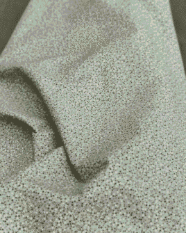 tissu point vert de gris