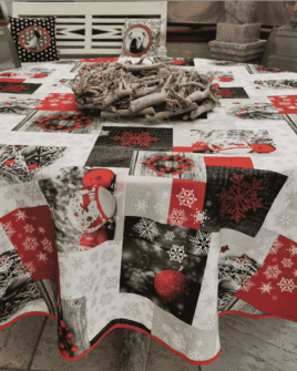 nappe boule de noel