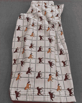 tissu cheval