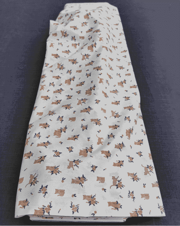 tissu chat