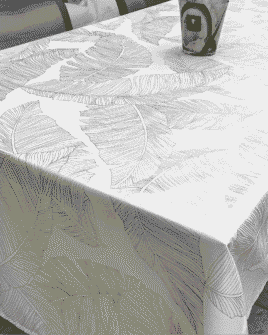 nappe feuille métallisée