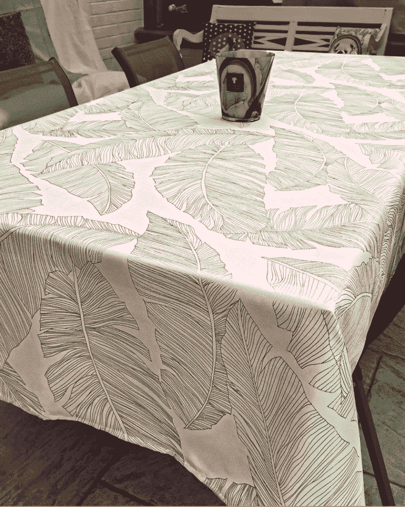 nappe feuille métallisée