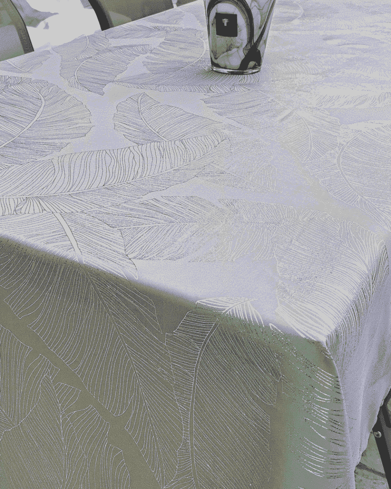 nappe feuille métallisée