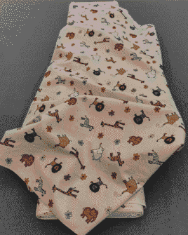 tissu coton éléphant