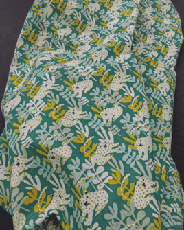 tissu coton ours
