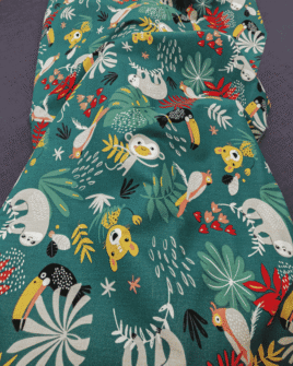 tissu coton tropical