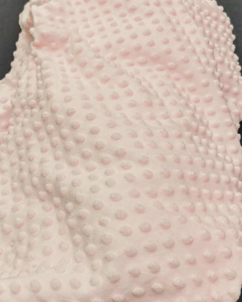 Tissu Minky Rose Poudré