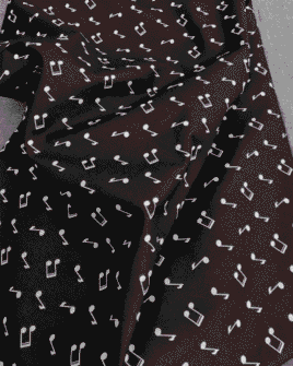 tissu note de musique