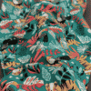 tissu coton tigre toucan vert