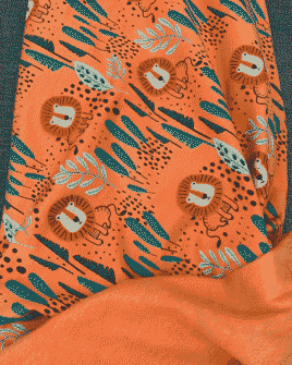 Sweat Molleton Lion Orange
