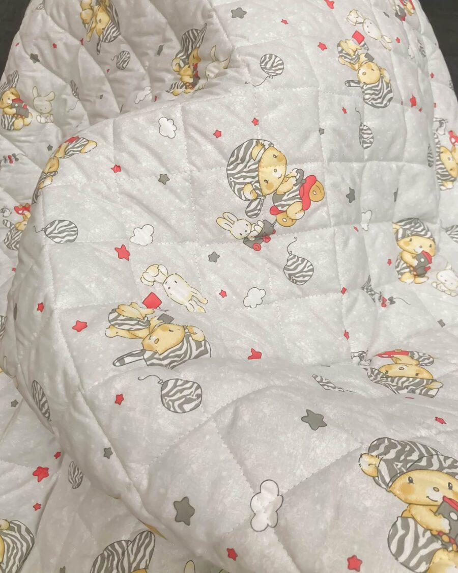 matelassé ourson casquette