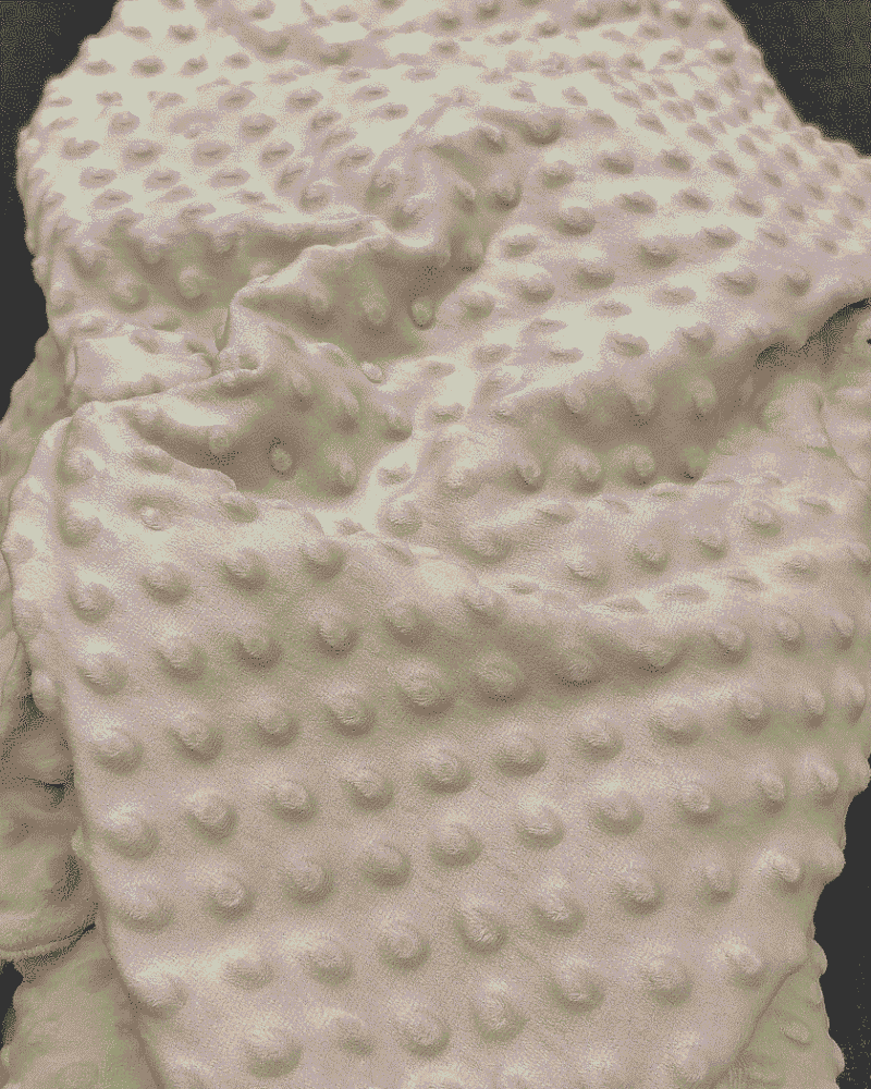 tissu minky sable