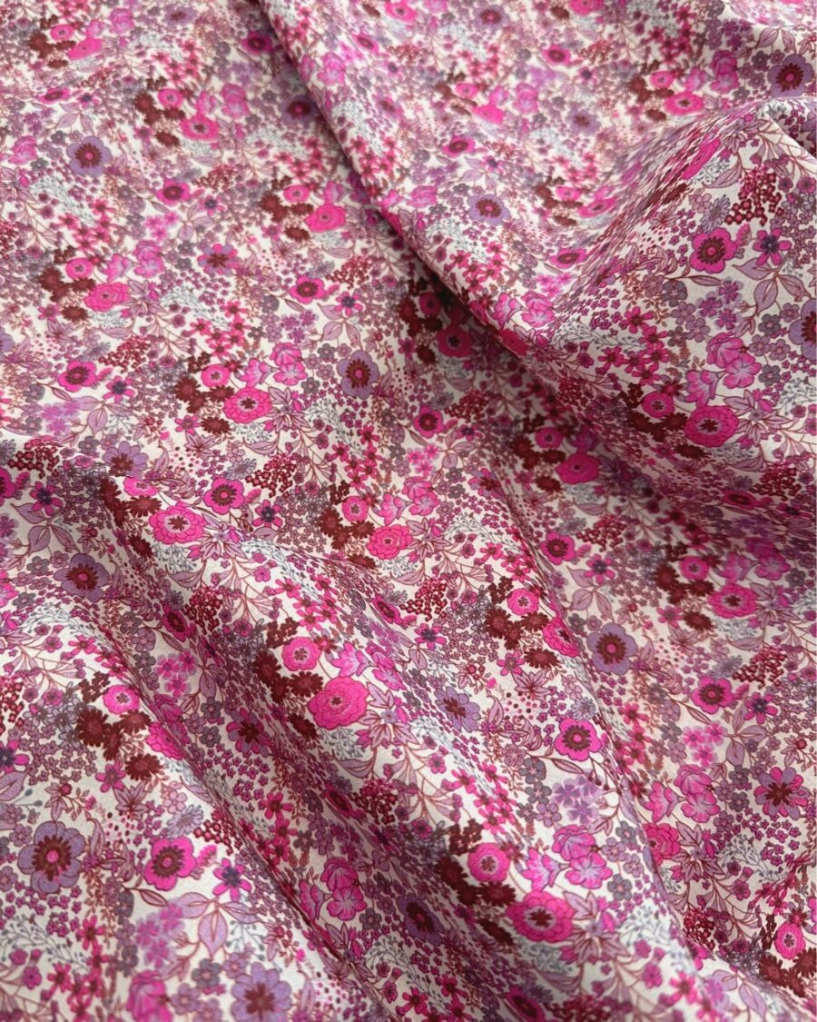 tissu style liberty fuchsia