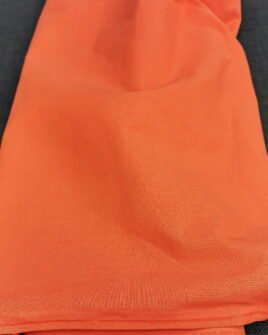 Tissu Coton Uni Orange