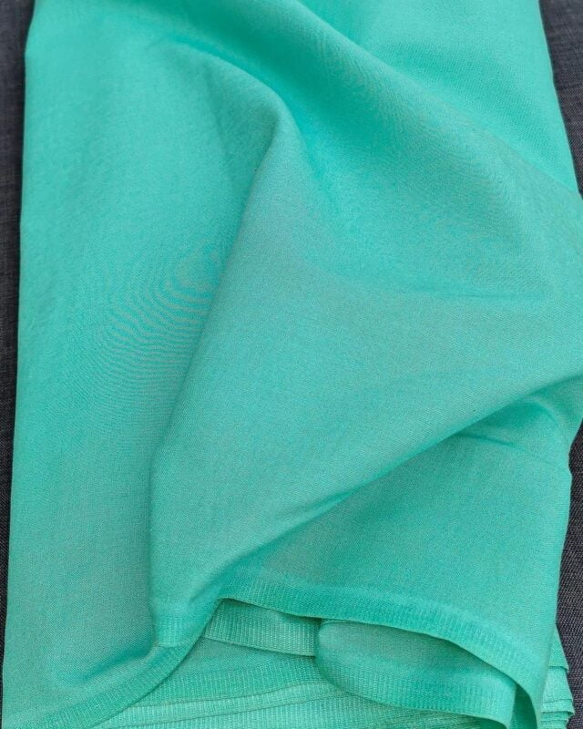 Tissu Coton Uni Turquoise