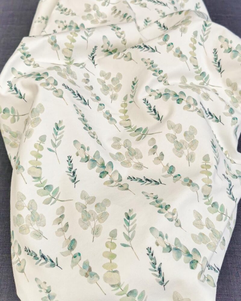 Tissu Jersey Impression Digitale Feuille d'Eucalyptus