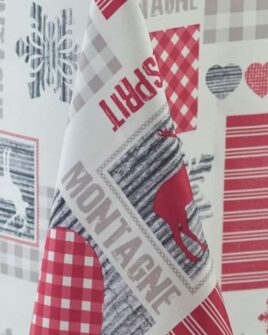Nappe polyester Esprit de montagne anti tâche
