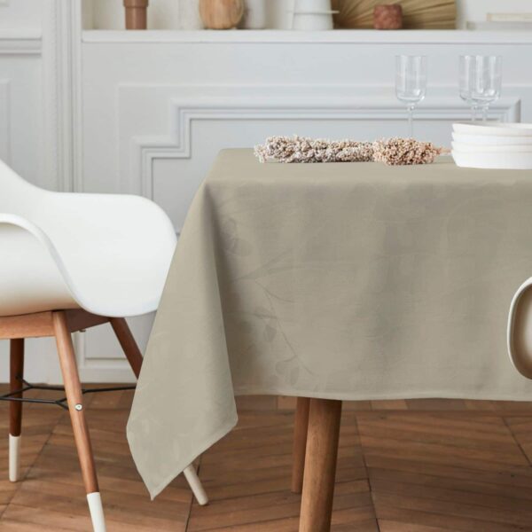 nappe damassé nydel liseron sable