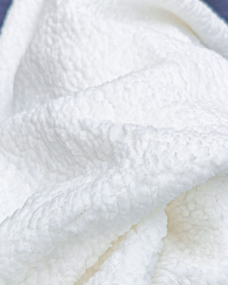tissu sherpa blanc