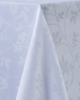 Nappe damassée polyester Marilyse rectangulaire