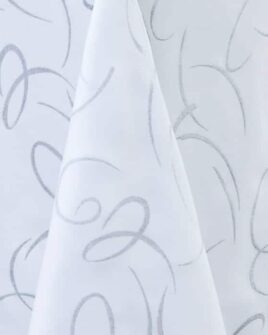 Nappe polyester Serpentin infroissable