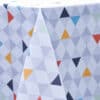 Nappe polyester motif graphique multicolore