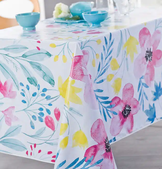 Nappe toile cirée Cosmos
