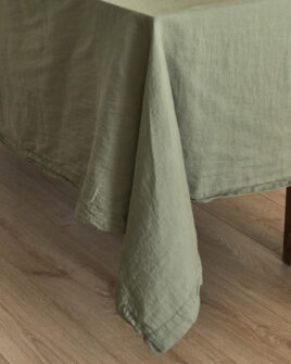 nappe en chanvre et coton bio kaki GOTS Nydel