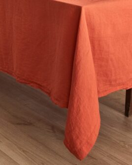 nappe en chanvre et coton bio terracotta Nydel GOTS
