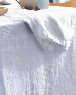 nappe en chanvre et coton biologique blanc