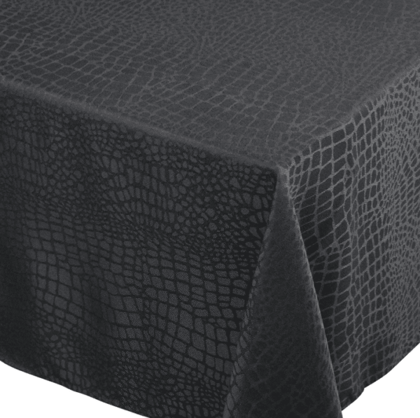 nappe damassée croco anthracite