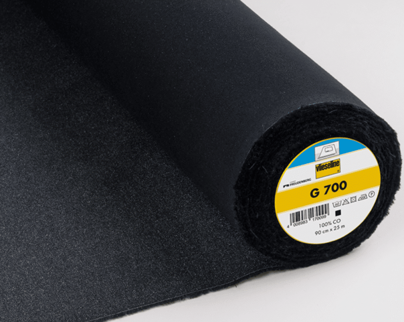 entoilage thermocollant tissé polyvalent G700 noir