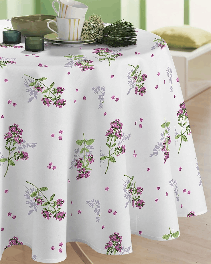 Nappe toile cirée Palm Ethnic Calitex - Blancollection
