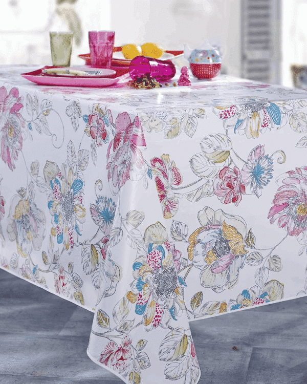 toile cirée peonia multicolore