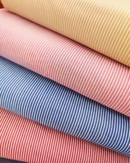 tissus jeans rayures stretch