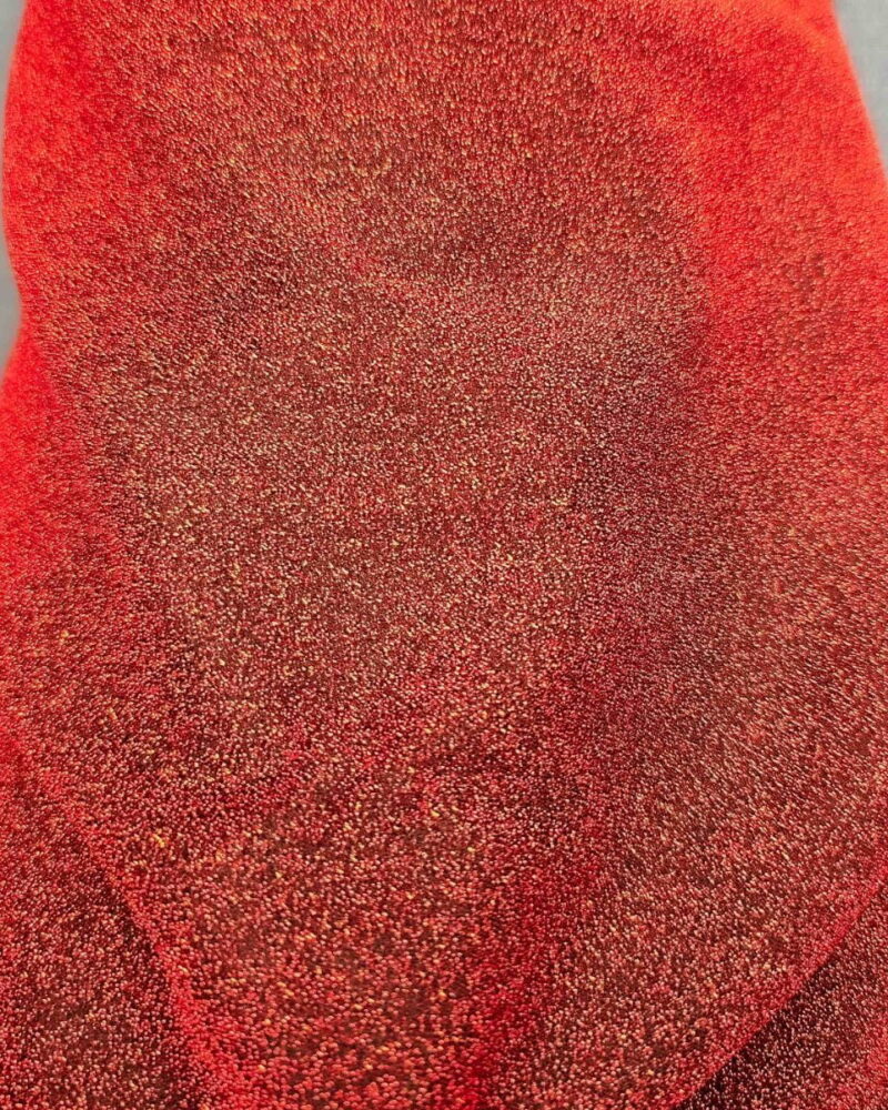 tissu maille stretch rouge