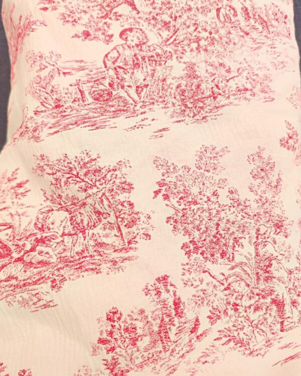 toile de jouy colline rose