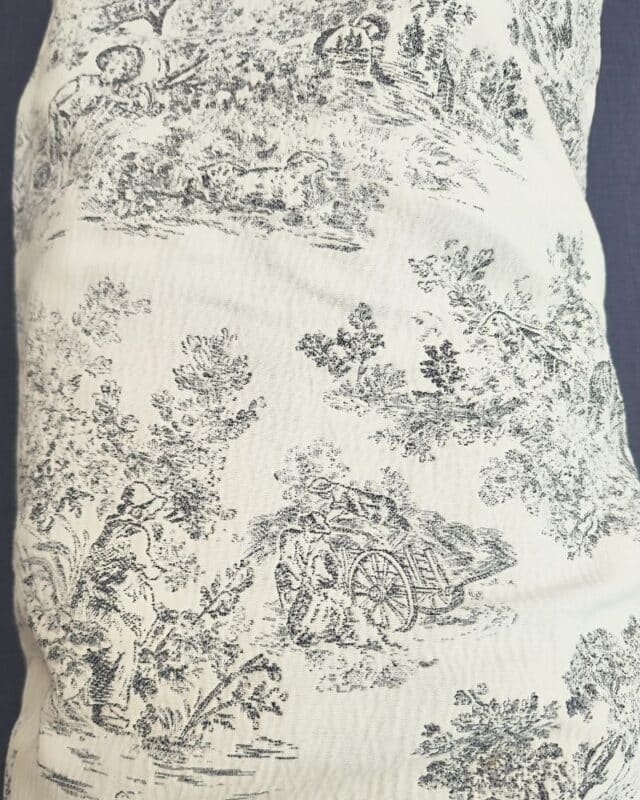 toile de jouy colline anthracite