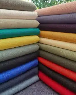 tissu lin lavé 20 coloris oeko tex