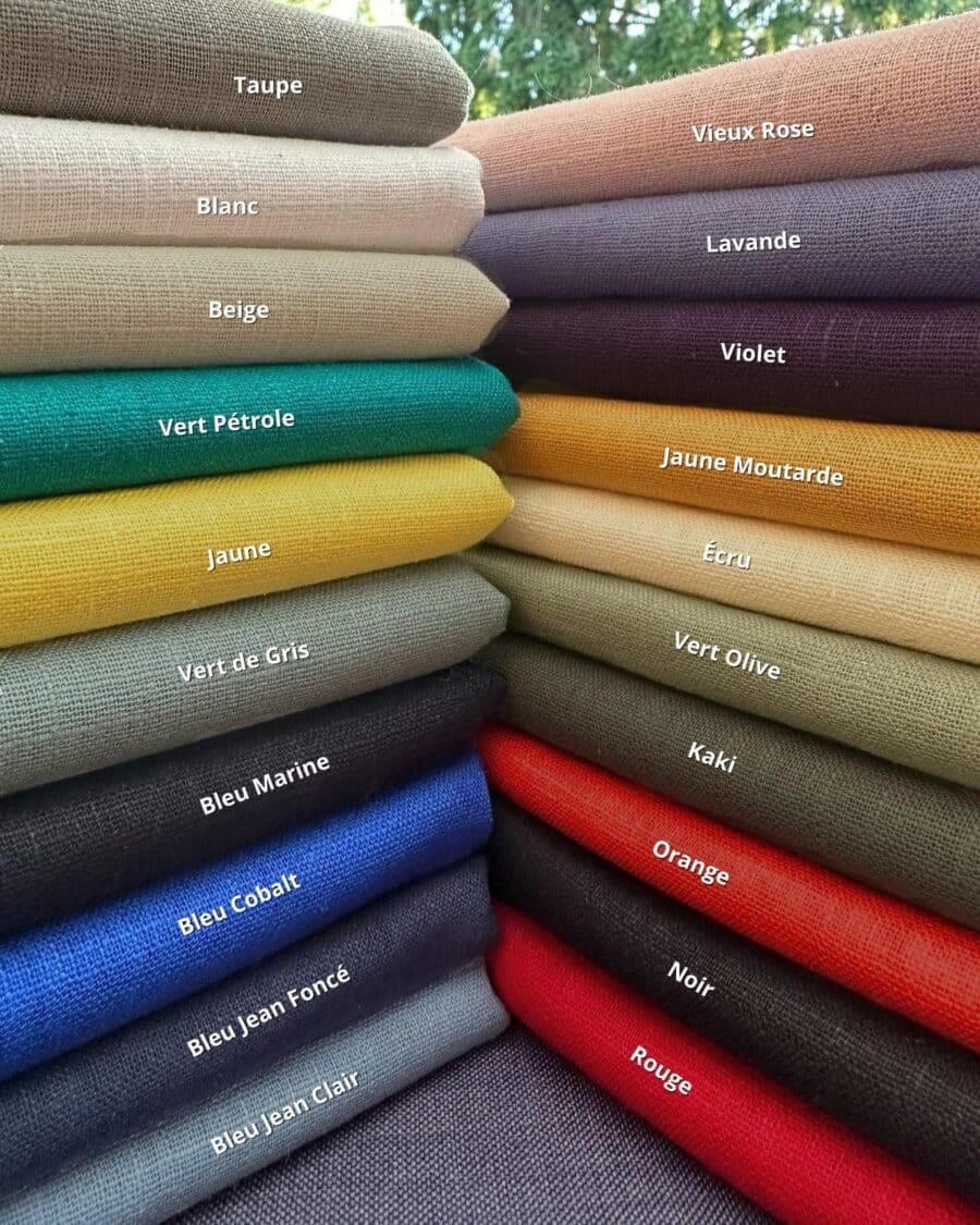 Tissu Lin : 20 Coloris – Image 2