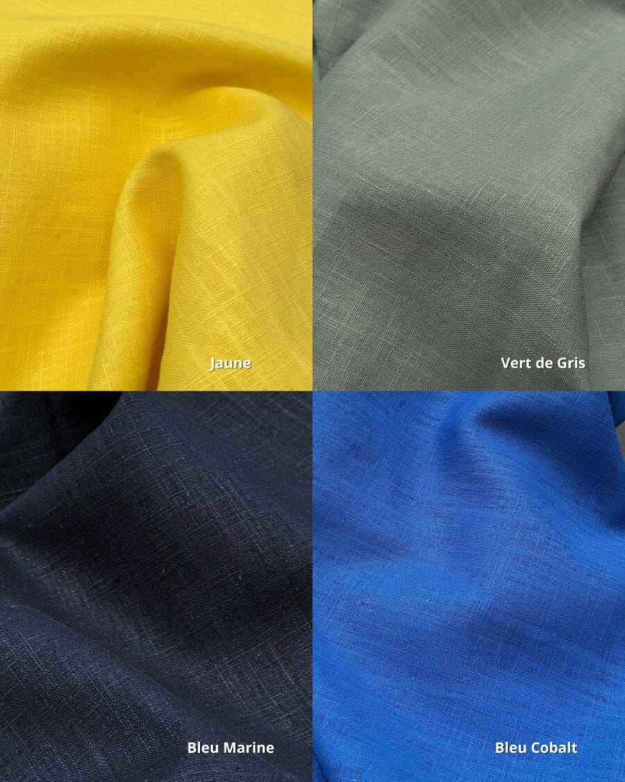 tissu 100% lin lavé