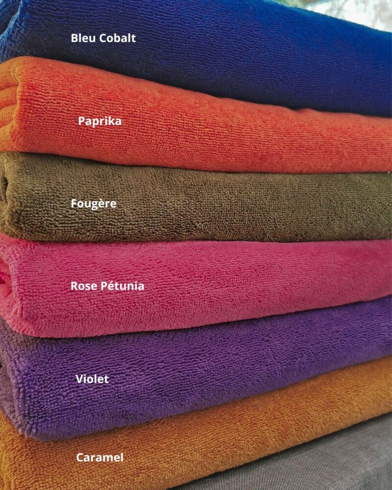 tissu micro éponge bambou doudou nouveaux coloris