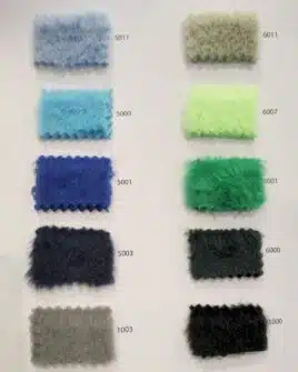 nuancier tissu fausse fourrure poil court uni