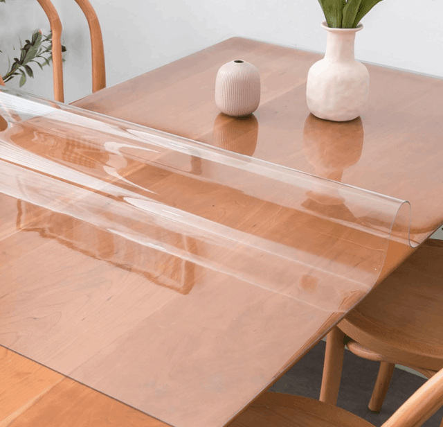 sous nappe transparente 2mm épaisseur