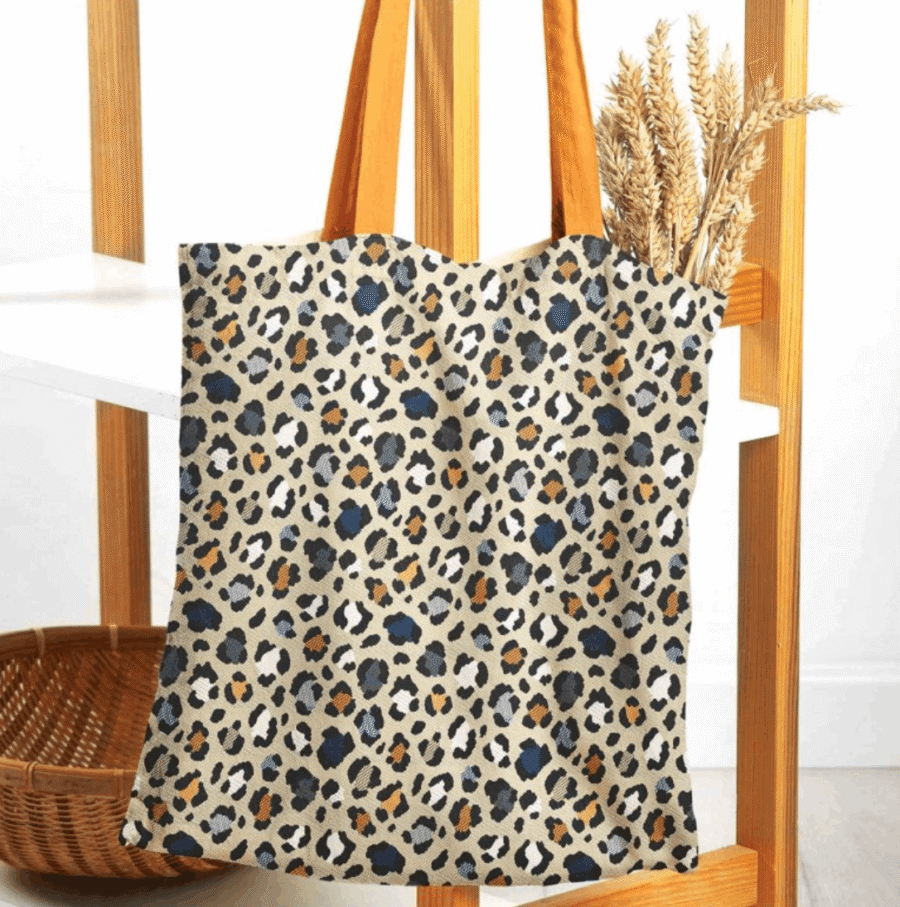 sac en tissu jacquard puma