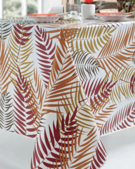 nappe toile cirée sumatra multicolore