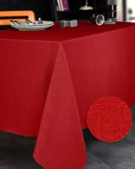 Nappe Ovale En Polyester Anti-tâches - Couleur Beige - Occasion