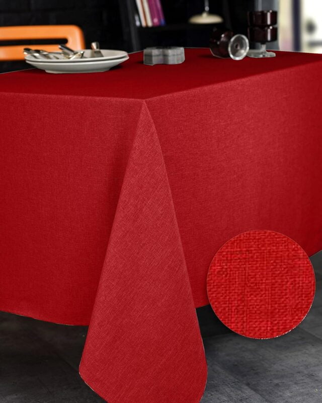 nappe brome cerise polyester