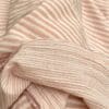 tissu double vichy à rayures rose